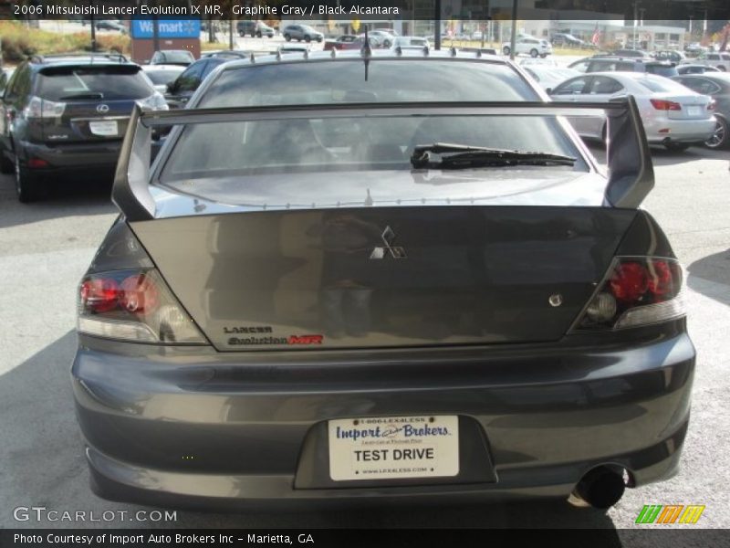 Graphite Gray / Black Alcantara 2006 Mitsubishi Lancer Evolution IX MR