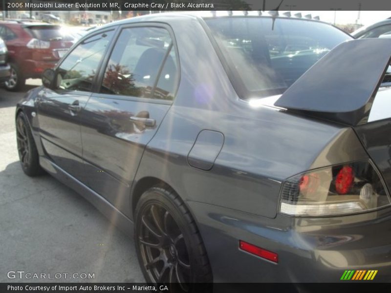 Graphite Gray / Black Alcantara 2006 Mitsubishi Lancer Evolution IX MR