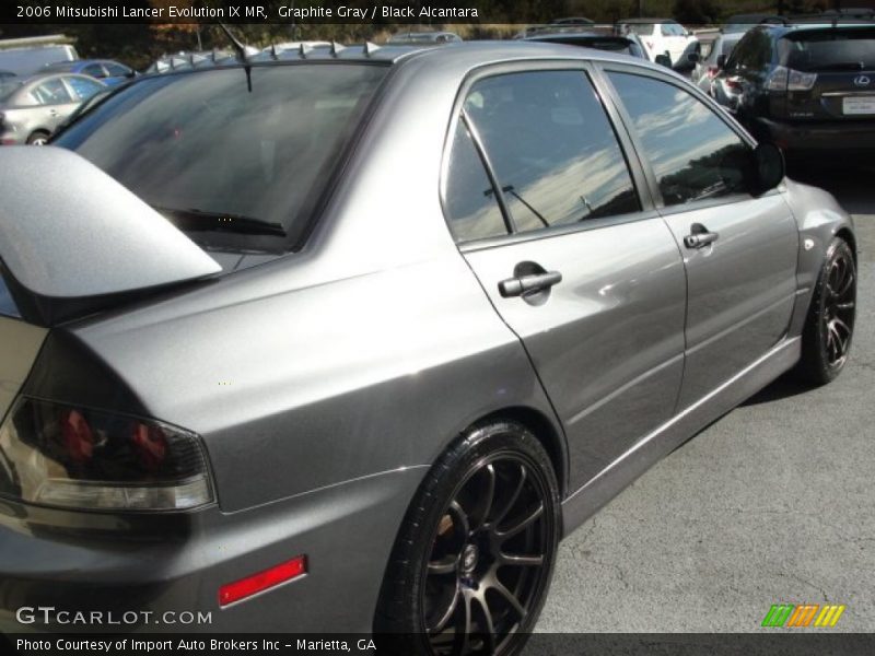 Graphite Gray / Black Alcantara 2006 Mitsubishi Lancer Evolution IX MR