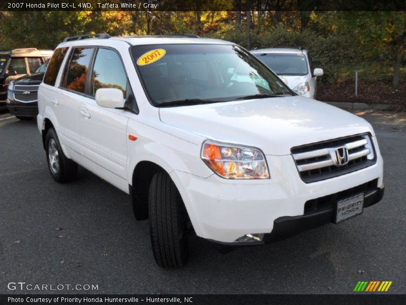 Taffeta White / Gray 2007 Honda Pilot EX-L 4WD