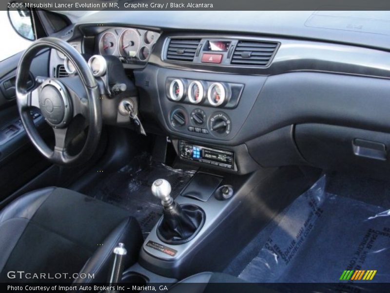 Dashboard of 2006 Lancer Evolution IX MR