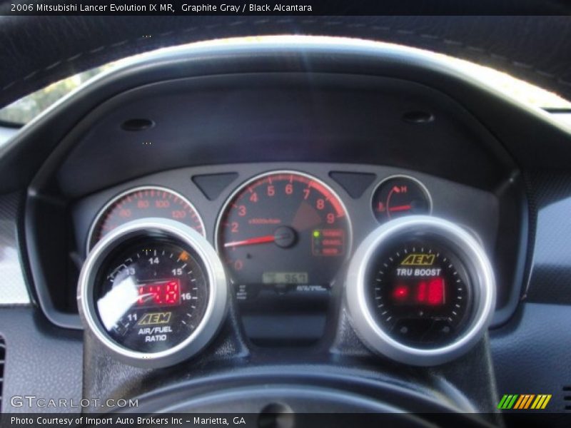Graphite Gray / Black Alcantara 2006 Mitsubishi Lancer Evolution IX MR