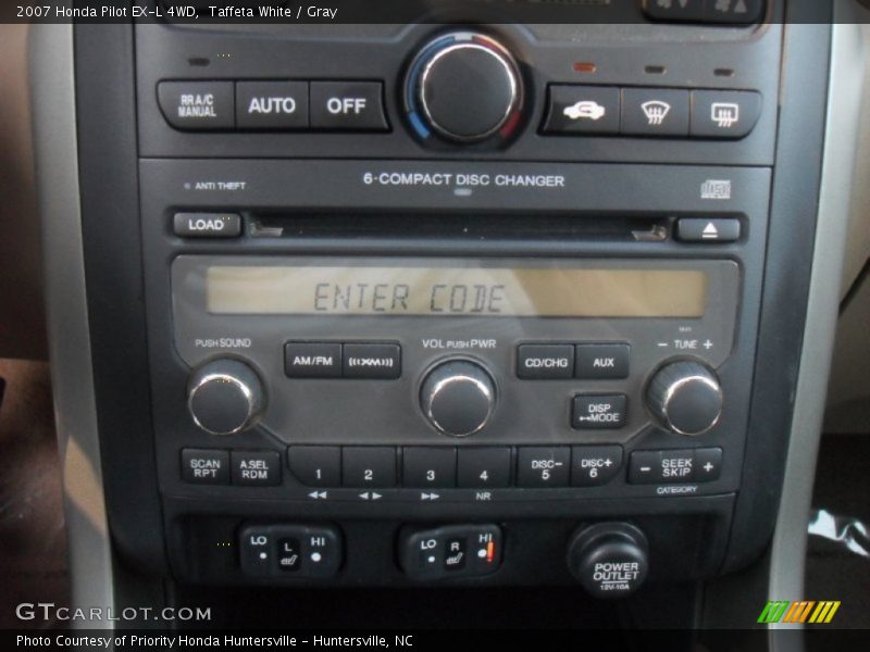 Taffeta White / Gray 2007 Honda Pilot EX-L 4WD