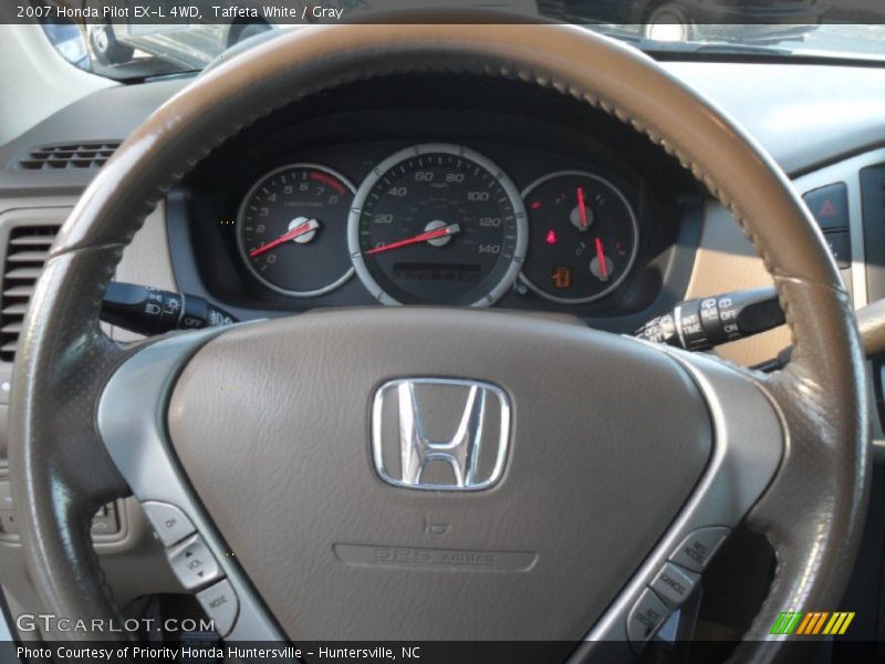 Taffeta White / Gray 2007 Honda Pilot EX-L 4WD