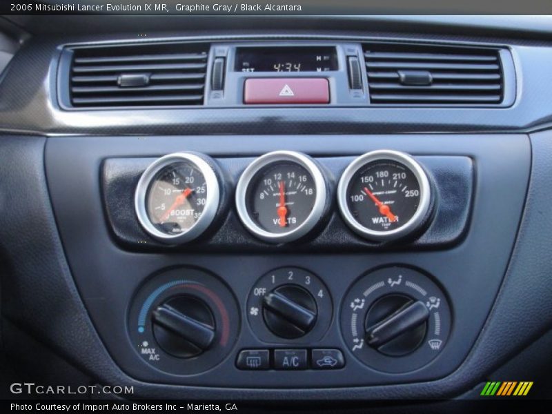 Graphite Gray / Black Alcantara 2006 Mitsubishi Lancer Evolution IX MR