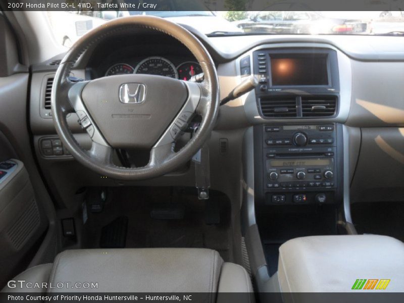Taffeta White / Gray 2007 Honda Pilot EX-L 4WD