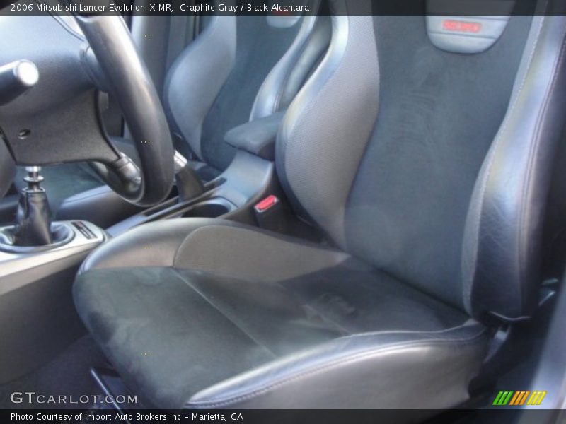 Graphite Gray / Black Alcantara 2006 Mitsubishi Lancer Evolution IX MR
