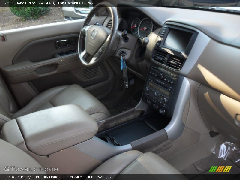 Taffeta White / Gray 2007 Honda Pilot EX-L 4WD