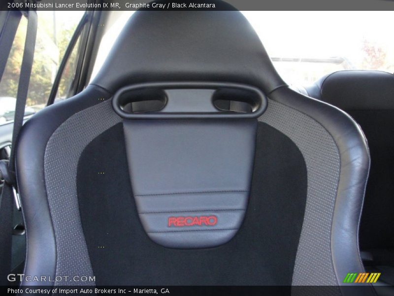 Graphite Gray / Black Alcantara 2006 Mitsubishi Lancer Evolution IX MR