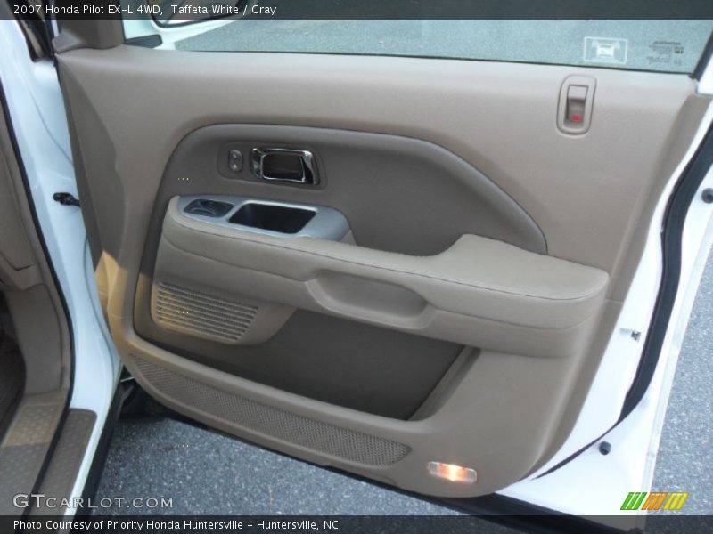 Taffeta White / Gray 2007 Honda Pilot EX-L 4WD