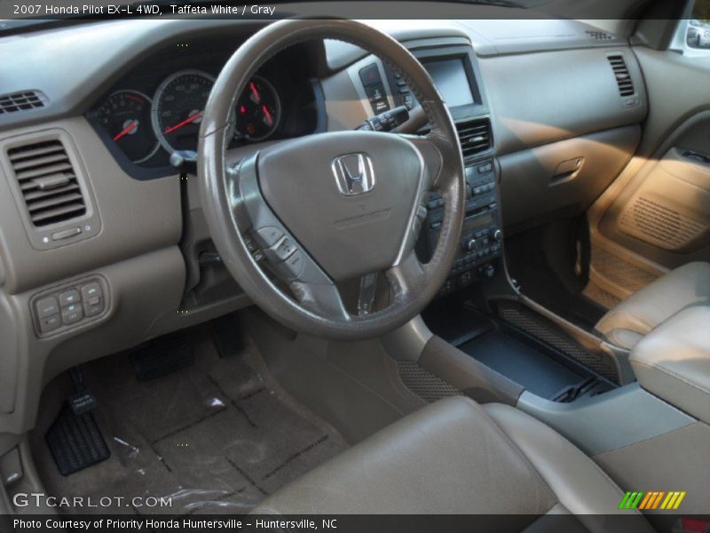 Taffeta White / Gray 2007 Honda Pilot EX-L 4WD