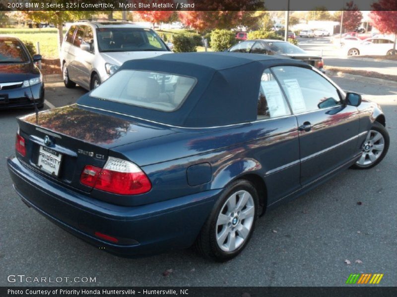 Mystic Blue Metallic / Sand 2005 BMW 3 Series 325i Convertible