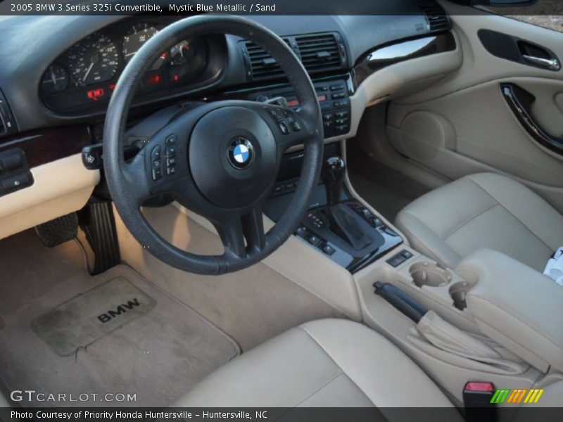 Mystic Blue Metallic / Sand 2005 BMW 3 Series 325i Convertible