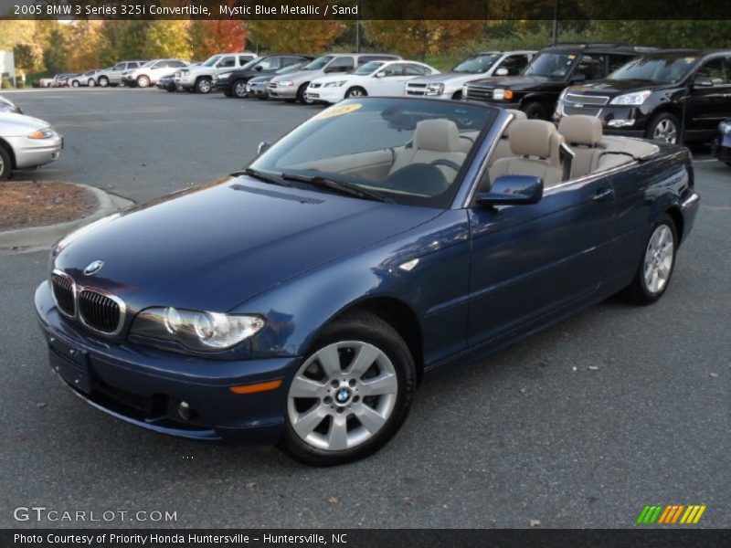 Mystic Blue Metallic / Sand 2005 BMW 3 Series 325i Convertible