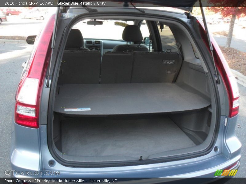 Glacier Blue Metallic / Gray 2010 Honda CR-V EX AWD