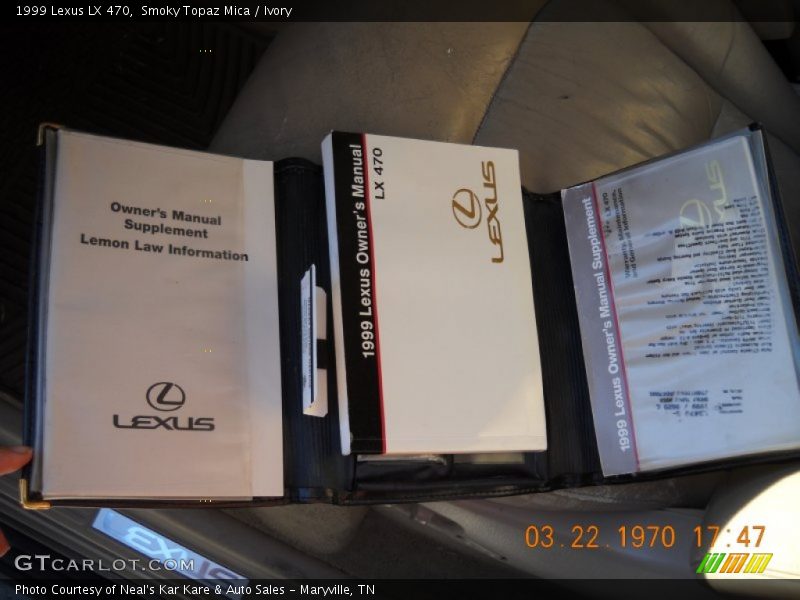 Smoky Topaz Mica / Ivory 1999 Lexus LX 470