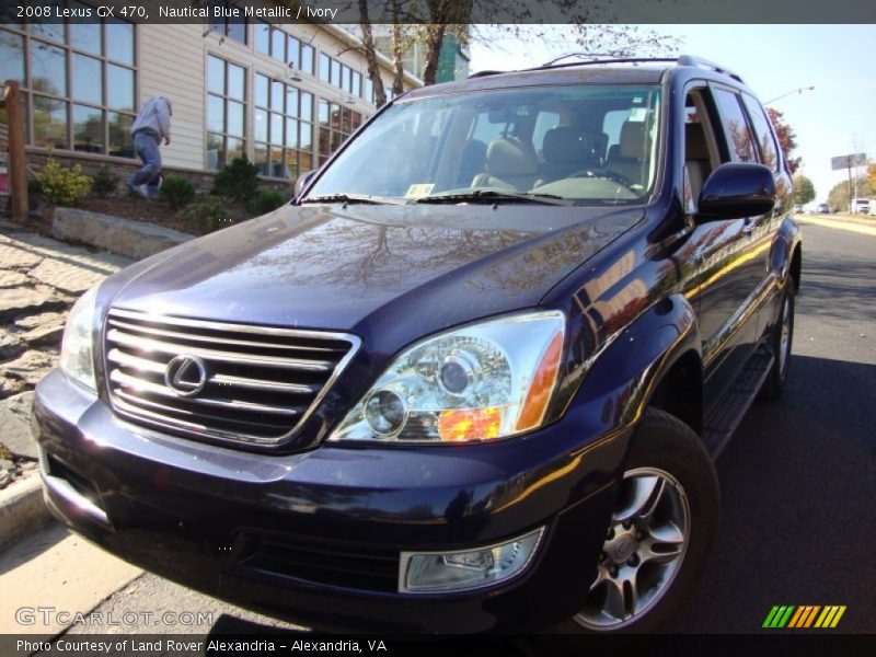 Nautical Blue Metallic / Ivory 2008 Lexus GX 470