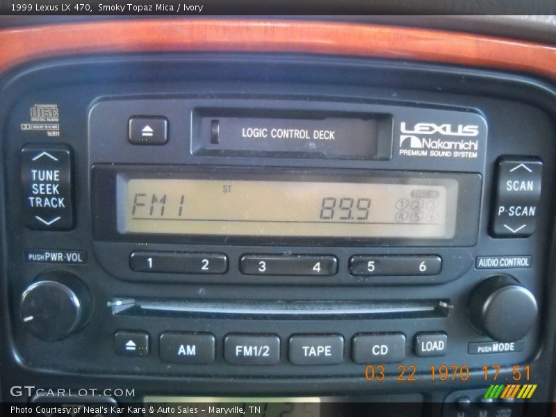 Smoky Topaz Mica / Ivory 1999 Lexus LX 470