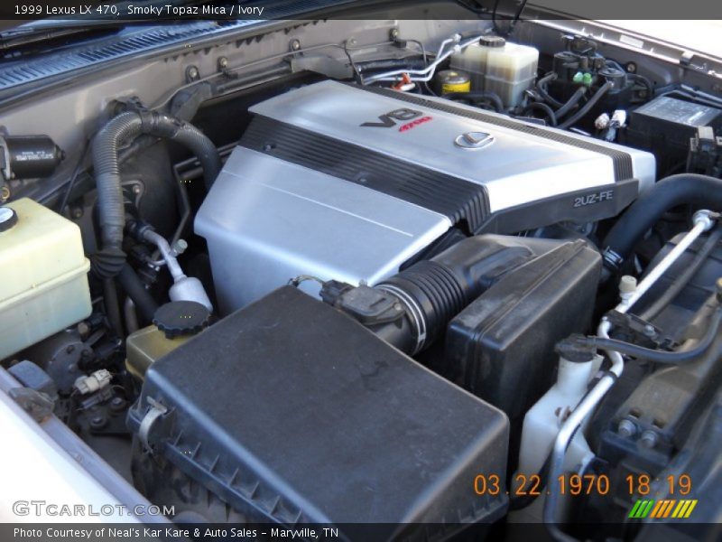  1999 LX 470 Engine - 4.7 Liter DOHC 32-Valve V8