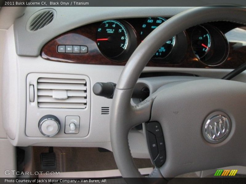 Black Onyx / Titanium 2011 Buick Lucerne CX