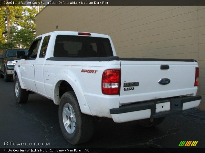 Oxford White / Medium Dark Flint 2006 Ford Ranger Sport SuperCab