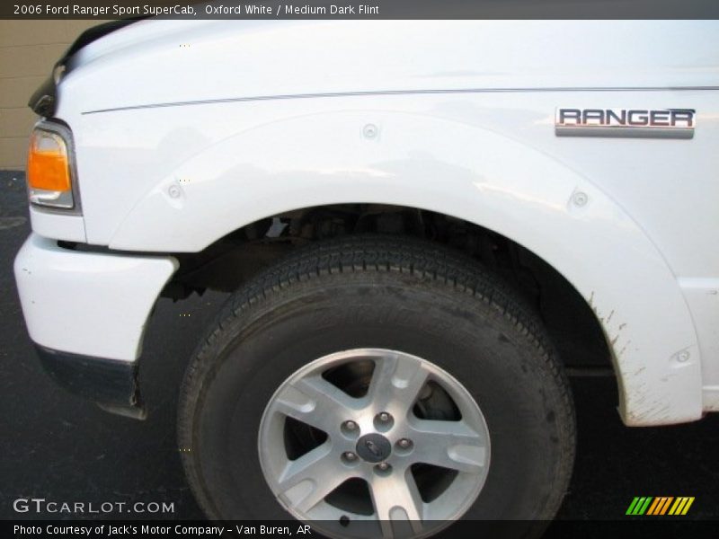 Oxford White / Medium Dark Flint 2006 Ford Ranger Sport SuperCab