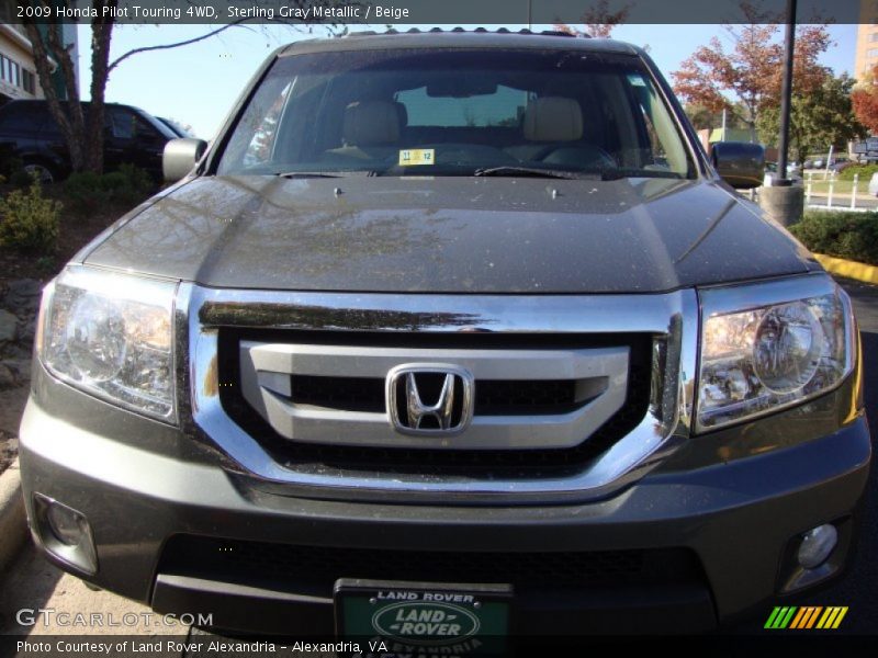 Sterling Gray Metallic / Beige 2009 Honda Pilot Touring 4WD