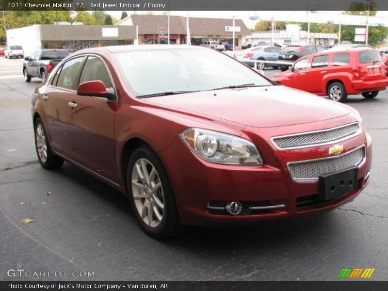 Red Jewel Tintcoat / Ebony 2011 Chevrolet Malibu LTZ