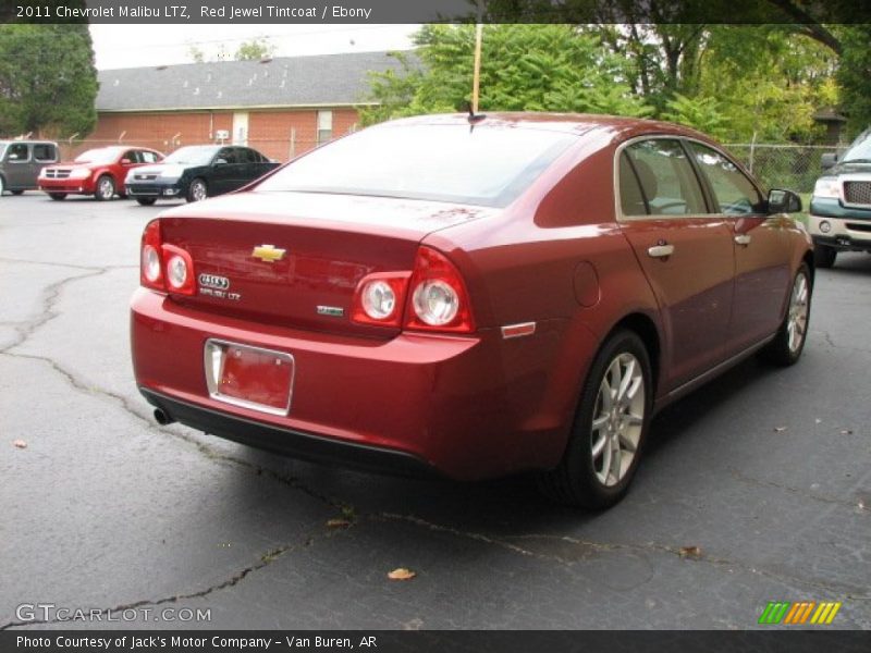 Red Jewel Tintcoat / Ebony 2011 Chevrolet Malibu LTZ