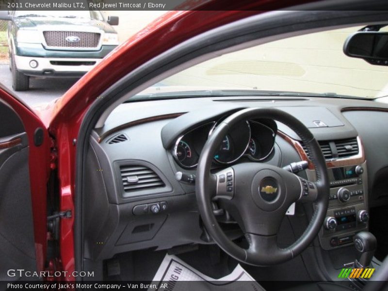 Red Jewel Tintcoat / Ebony 2011 Chevrolet Malibu LTZ