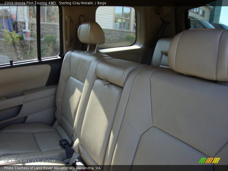 Sterling Gray Metallic / Beige 2009 Honda Pilot Touring 4WD