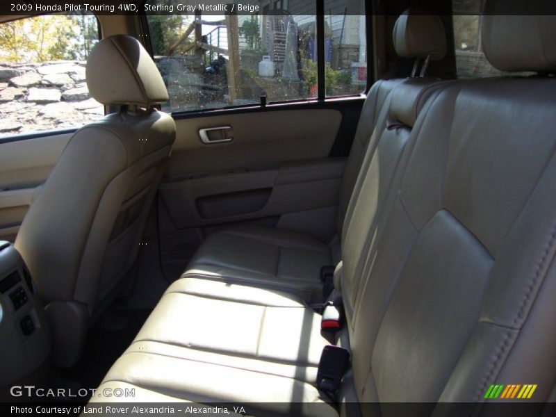 Sterling Gray Metallic / Beige 2009 Honda Pilot Touring 4WD
