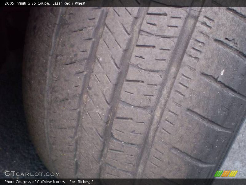Laser Red / Wheat 2005 Infiniti G 35 Coupe