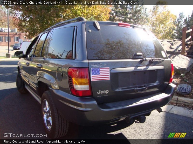 Graphite Metallic / Dark Slate Gray/Light Slate Gray 2003 Jeep Grand Cherokee Overland 4x4