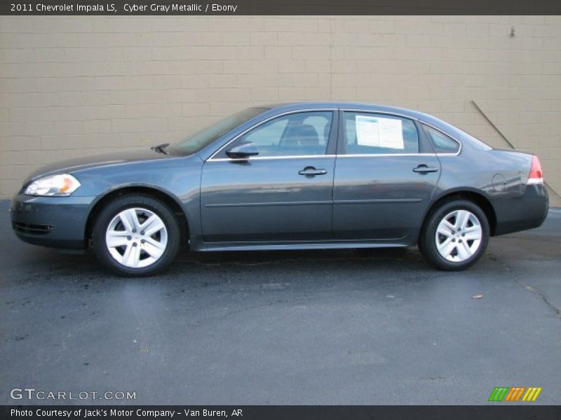 Cyber Gray Metallic / Ebony 2011 Chevrolet Impala LS