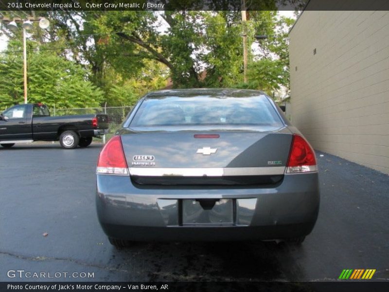 Cyber Gray Metallic / Ebony 2011 Chevrolet Impala LS