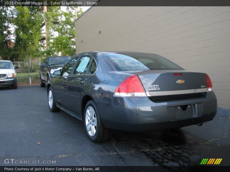 Cyber Gray Metallic / Ebony 2011 Chevrolet Impala LS