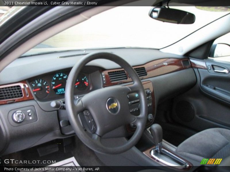 Cyber Gray Metallic / Ebony 2011 Chevrolet Impala LS