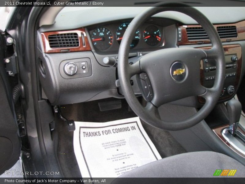 Cyber Gray Metallic / Ebony 2011 Chevrolet Impala LS