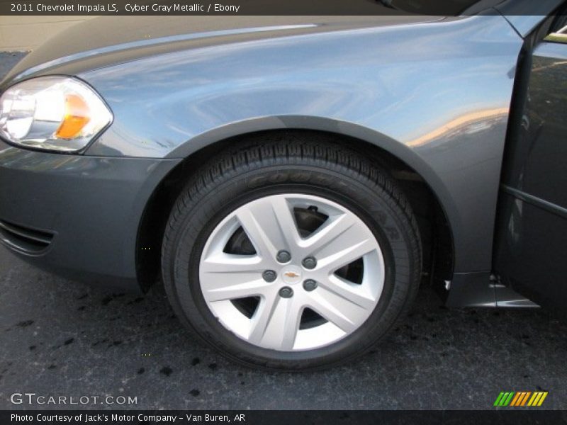 Cyber Gray Metallic / Ebony 2011 Chevrolet Impala LS