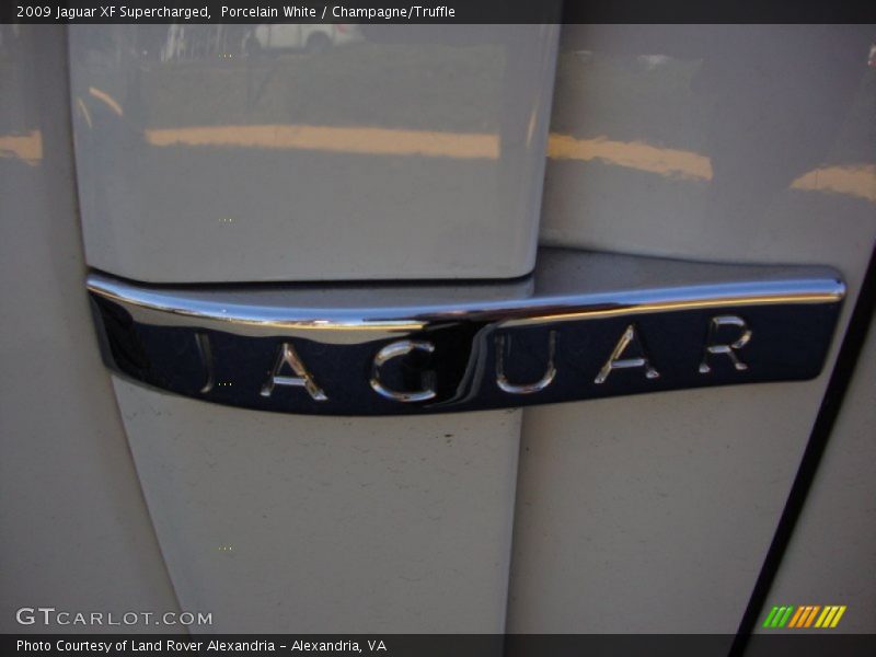 Porcelain White / Champagne/Truffle 2009 Jaguar XF Supercharged
