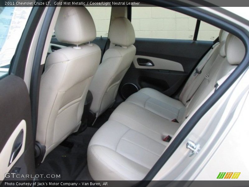 Gold Mist Metallic / Cocoa/Light Neutral Leather 2011 Chevrolet Cruze LT