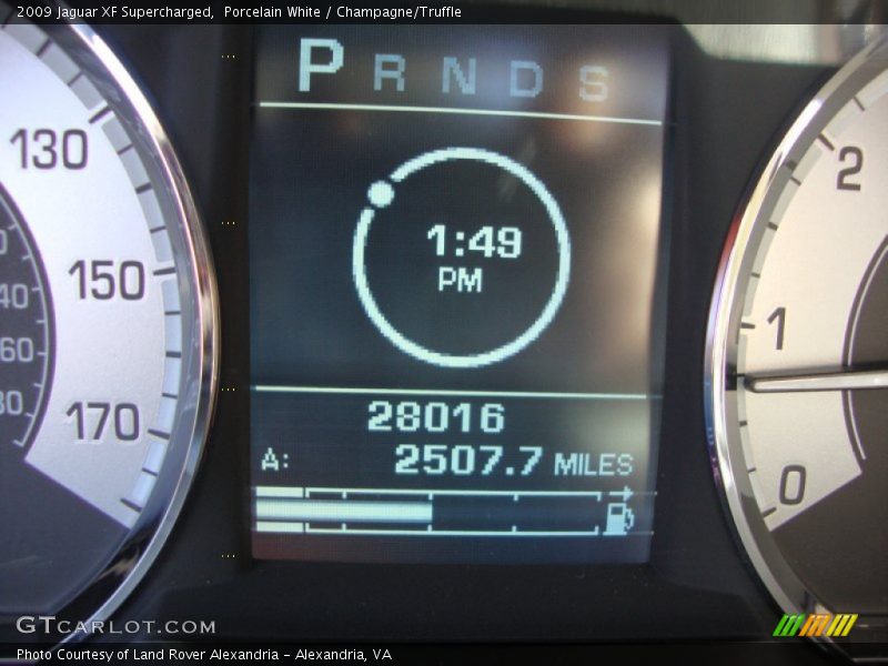 Porcelain White / Champagne/Truffle 2009 Jaguar XF Supercharged