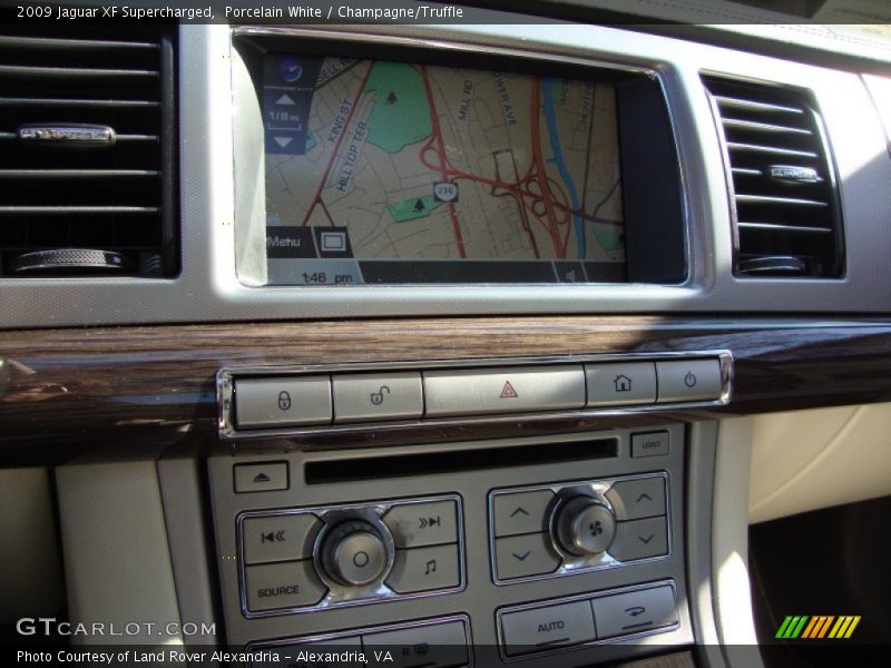 Navigation of 2009 XF Supercharged