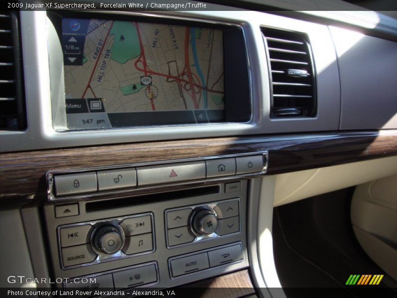 Porcelain White / Champagne/Truffle 2009 Jaguar XF Supercharged
