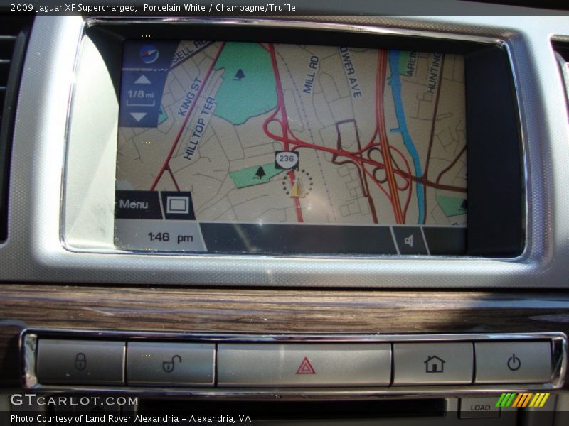 Porcelain White / Champagne/Truffle 2009 Jaguar XF Supercharged