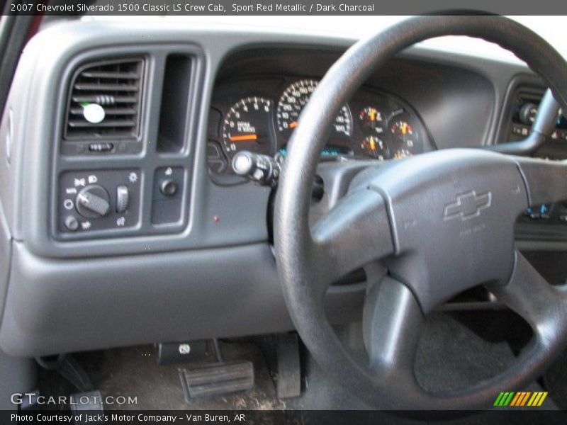 Sport Red Metallic / Dark Charcoal 2007 Chevrolet Silverado 1500 Classic LS Crew Cab