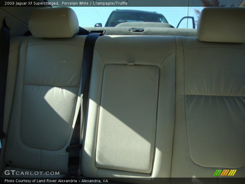 Porcelain White / Champagne/Truffle 2009 Jaguar XF Supercharged
