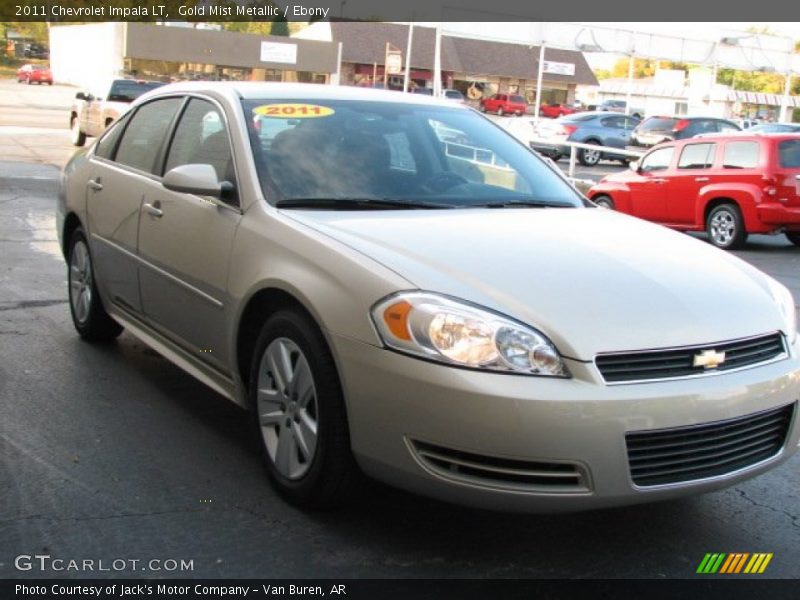 Gold Mist Metallic / Ebony 2011 Chevrolet Impala LT