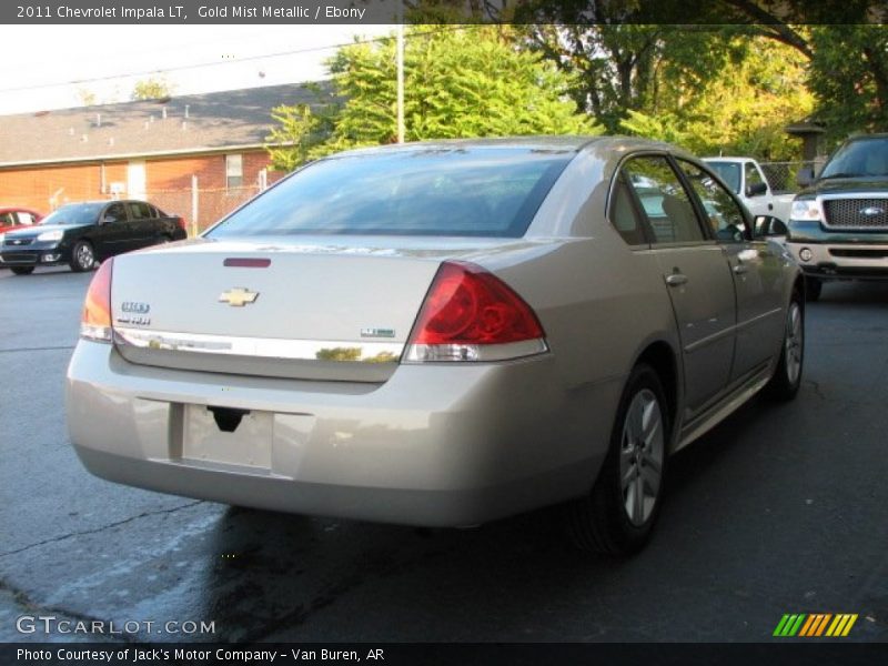 Gold Mist Metallic / Ebony 2011 Chevrolet Impala LT